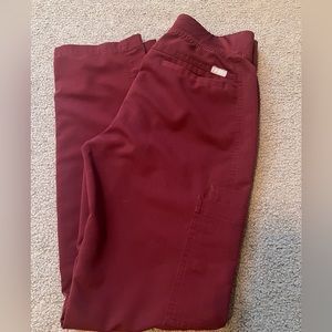 Men’s Figs Cairo Pants Burgundy